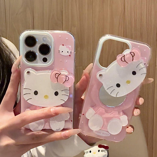 Mirrored Kitty iPhone Case ๐๐