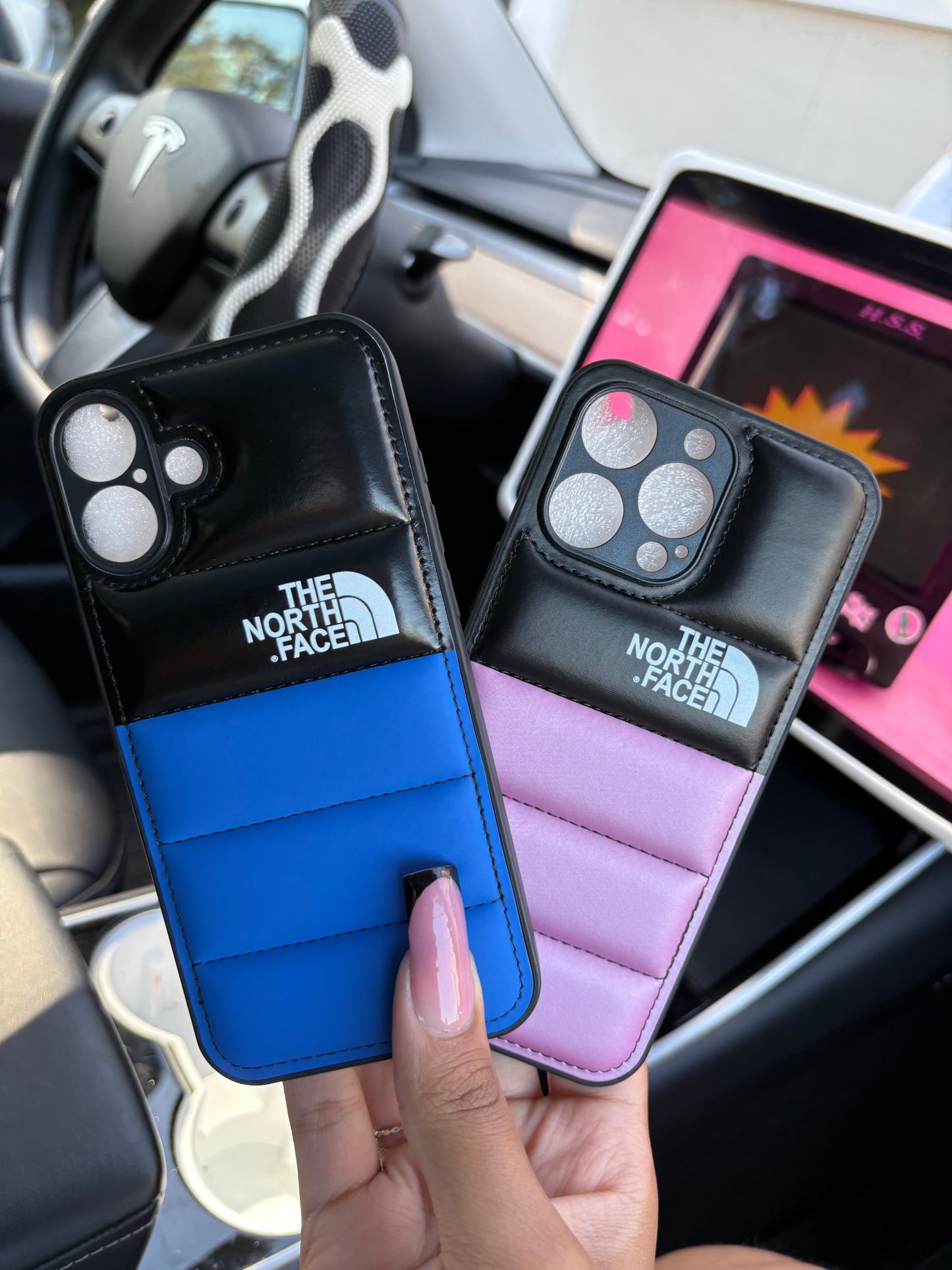 North Face Couple Cases 🫐