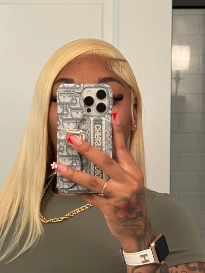 Gray Wallet D - iPhone Case 🫧🌸