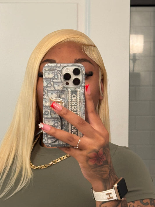 Gray Wallet D - iPhone Case 🫧🌸