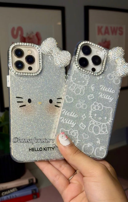 Glitter Kitty iPhone Case 🫧🩷 - Haus Of Couture
