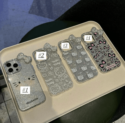 Glitter Kitty iPhone Case 🫧🩷 - Haus Of Couture