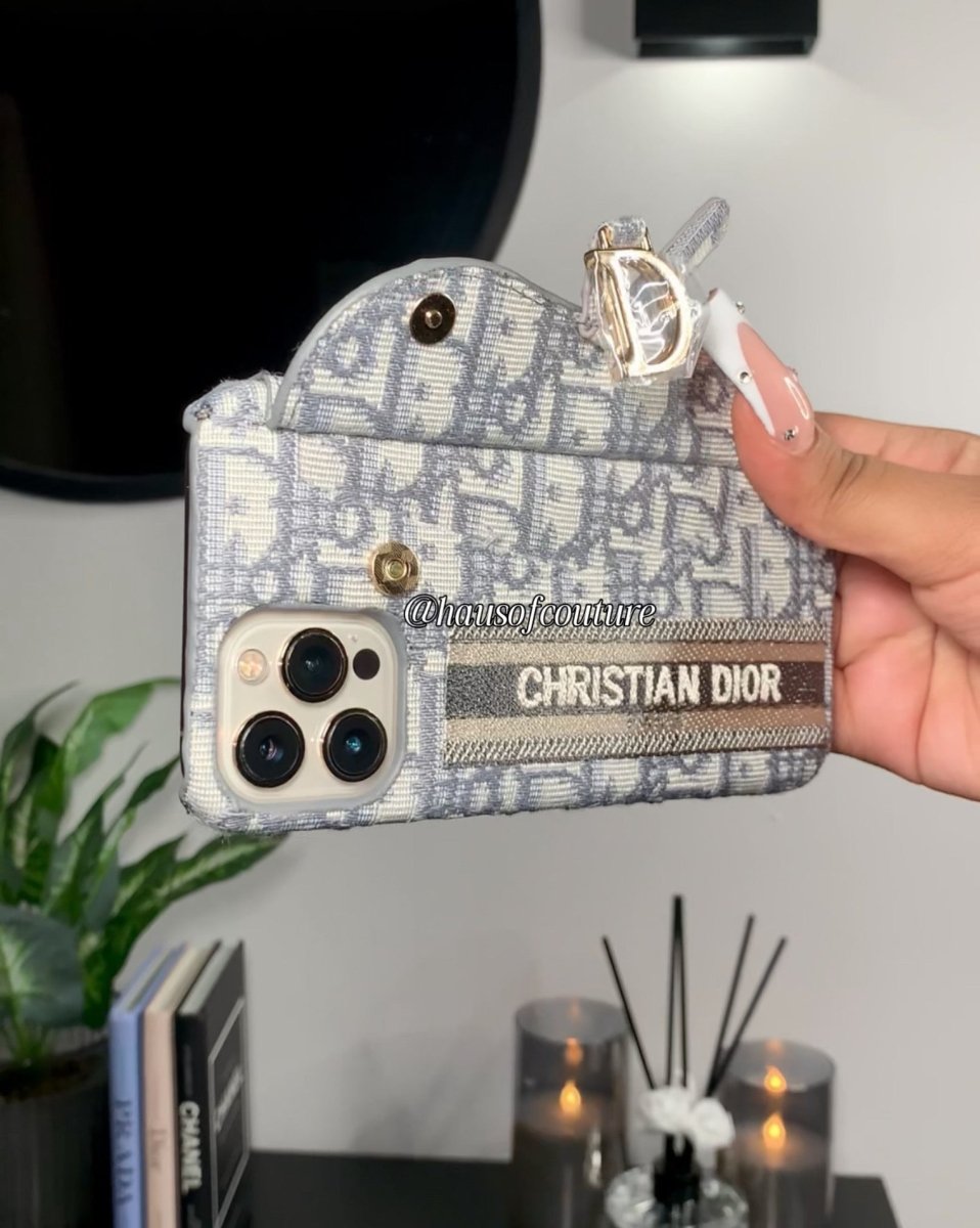 Gray Wallet D - iPhone Case 🫧🌸 - Haus Of Couture